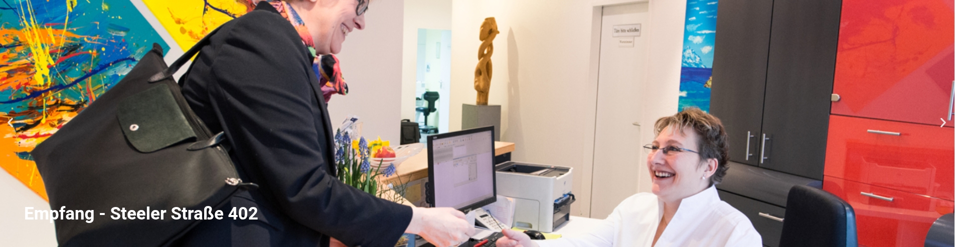 aktuell - Empfang der Praxis